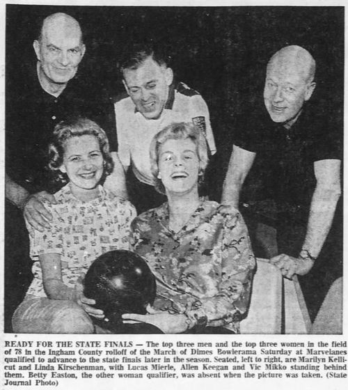 Marvelanes (Marvel Bowl, Pins & Pints) - Jan 31 1965 Article